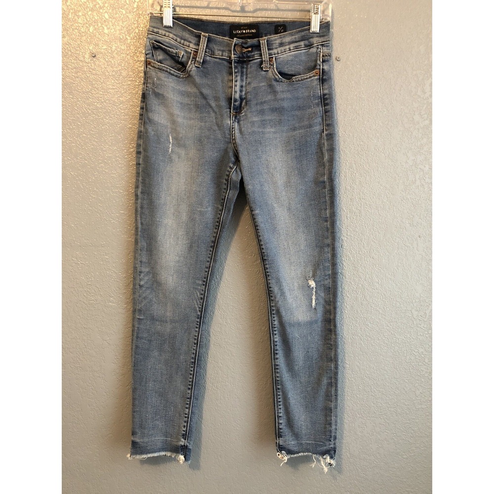 Lucky Brand Women's Skinny Jeans in Light Blue Wash